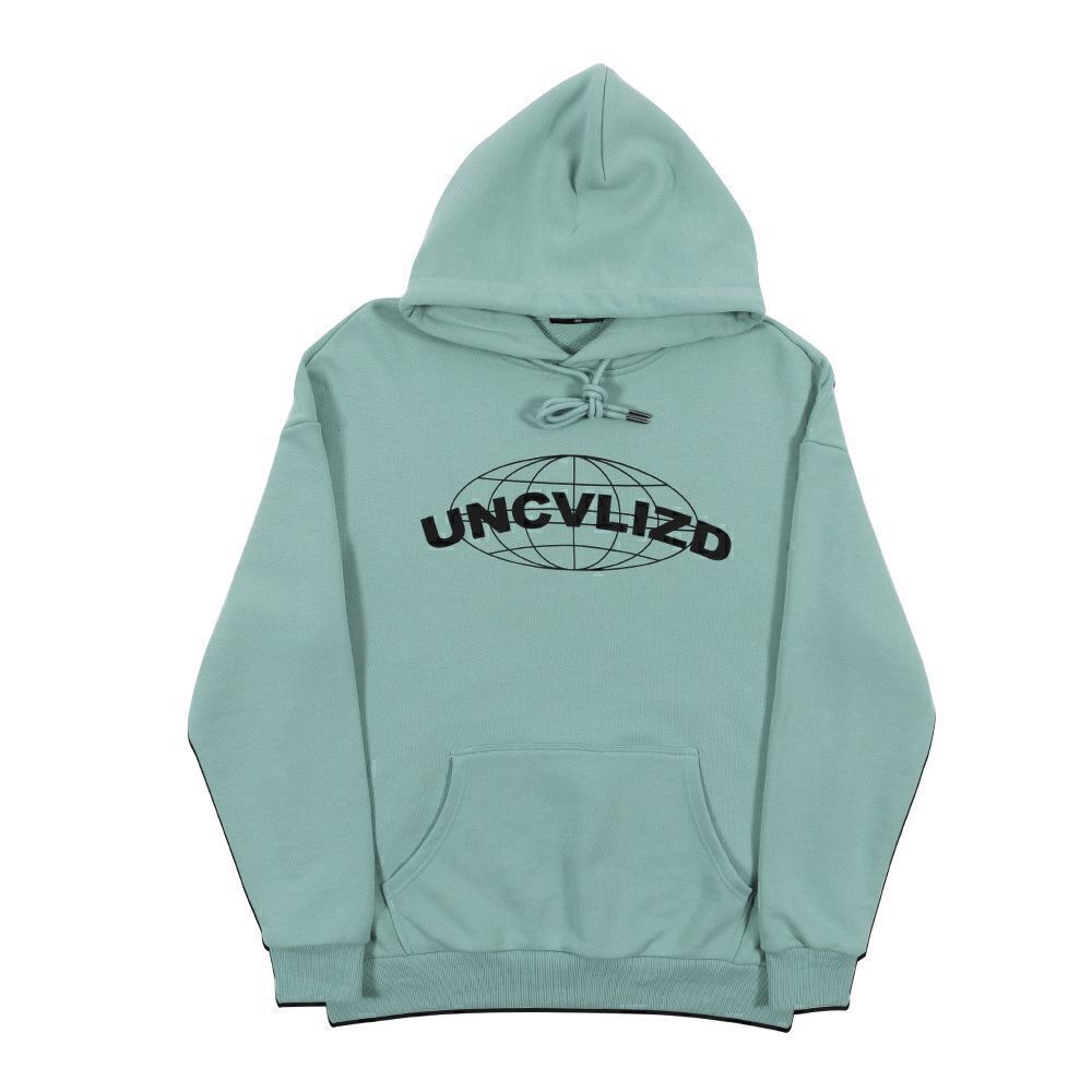 Globe Hoodie - Mint size Large